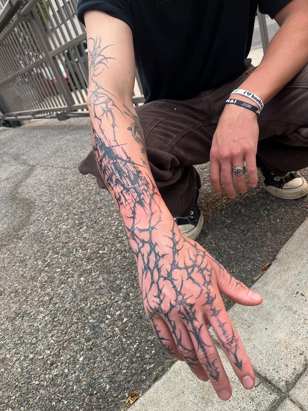 Tattoo by @michelleyoon_ttt — blackwork, illustrative