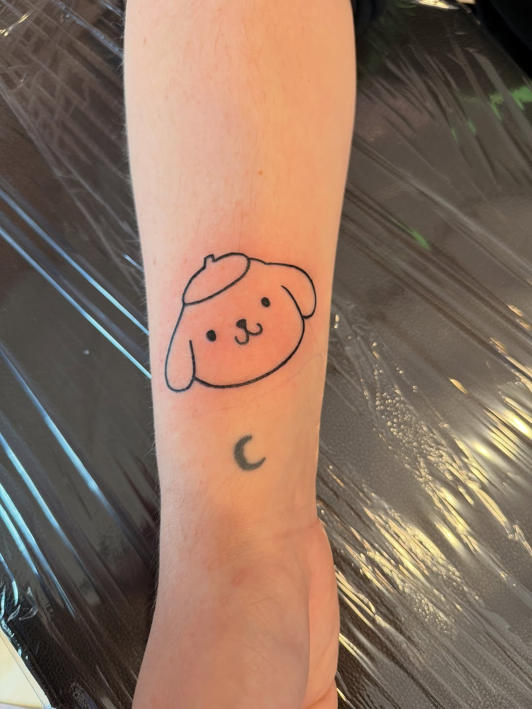 Tattoo by @oddratink โ fine_line, minimalist