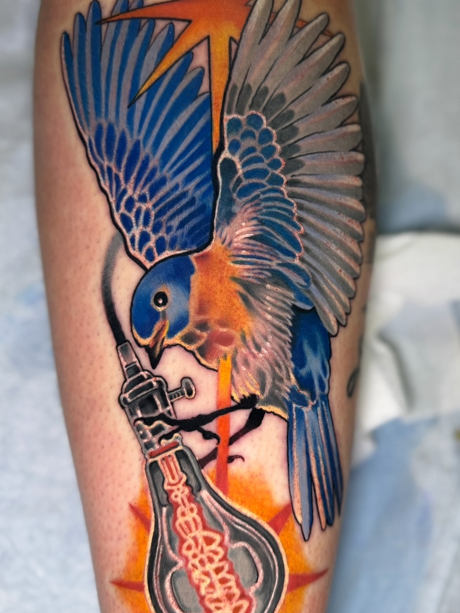 Tattoo by @scuba.steve.tattoos — realism, new_school