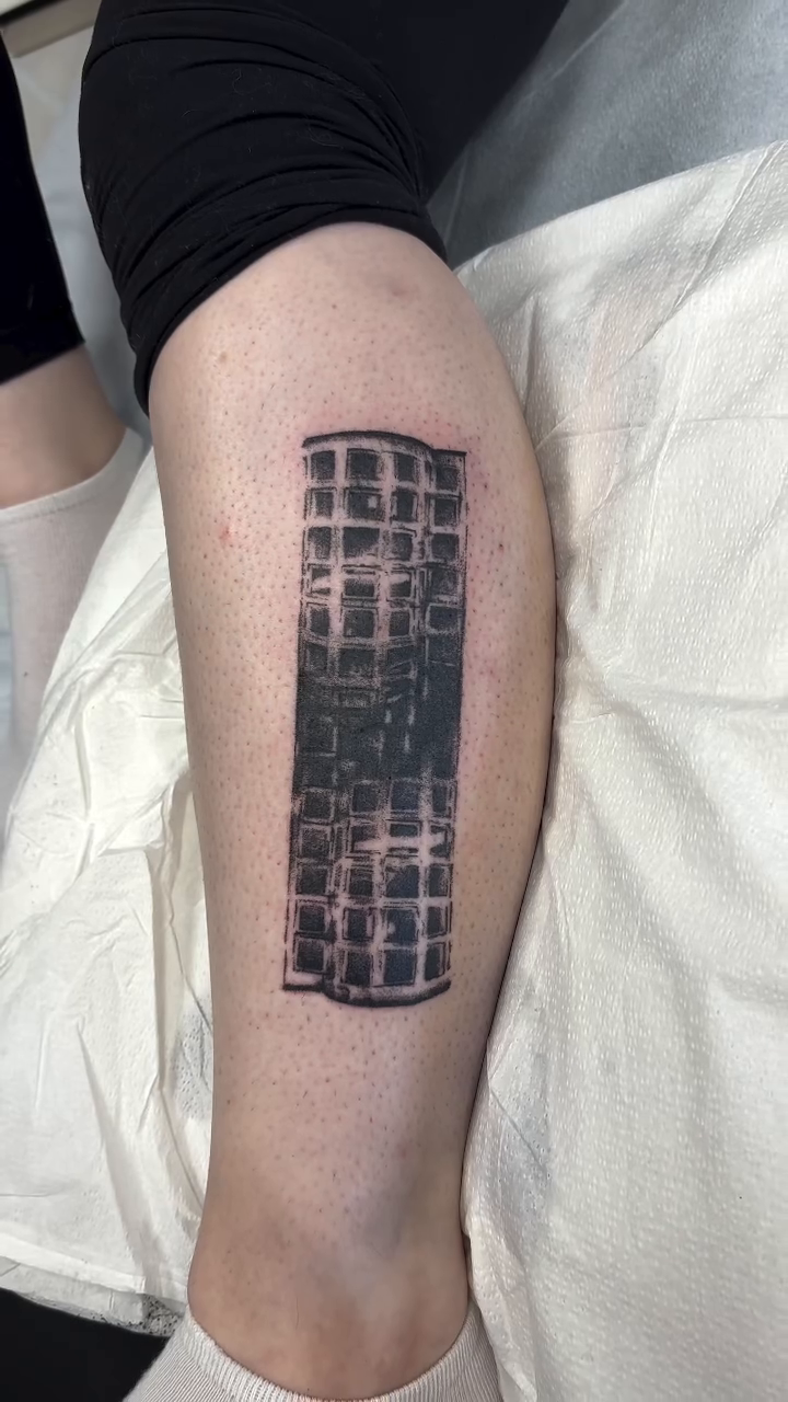 Tattoo by @justanothertattoo — blackwork