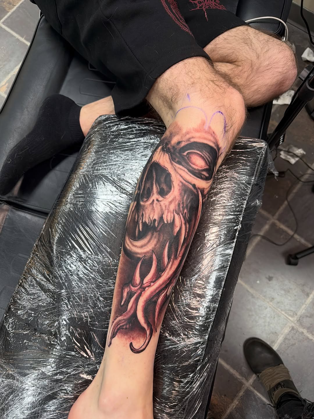 Tattoo by @joe_antonio_tattoos — dark_realism, black_and_grey