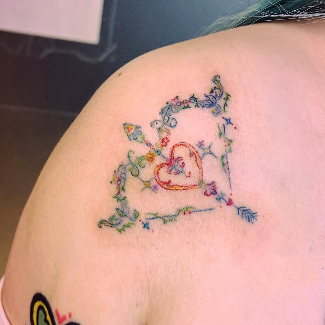 Tattoo by @ashley_perrier — fine_line, watercolor