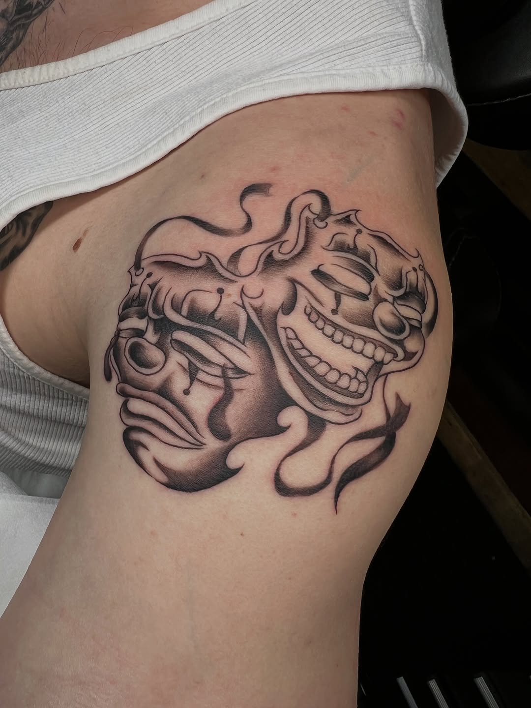 Tattoo by @soppa_tattoo — chicano, black_and_grey