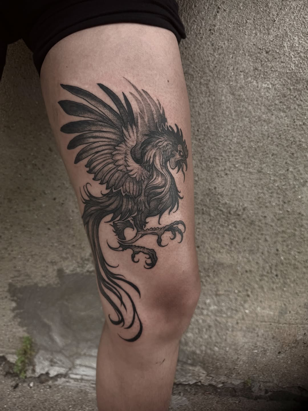 Tattoo by @blackmeddle — black_and_grey, realism