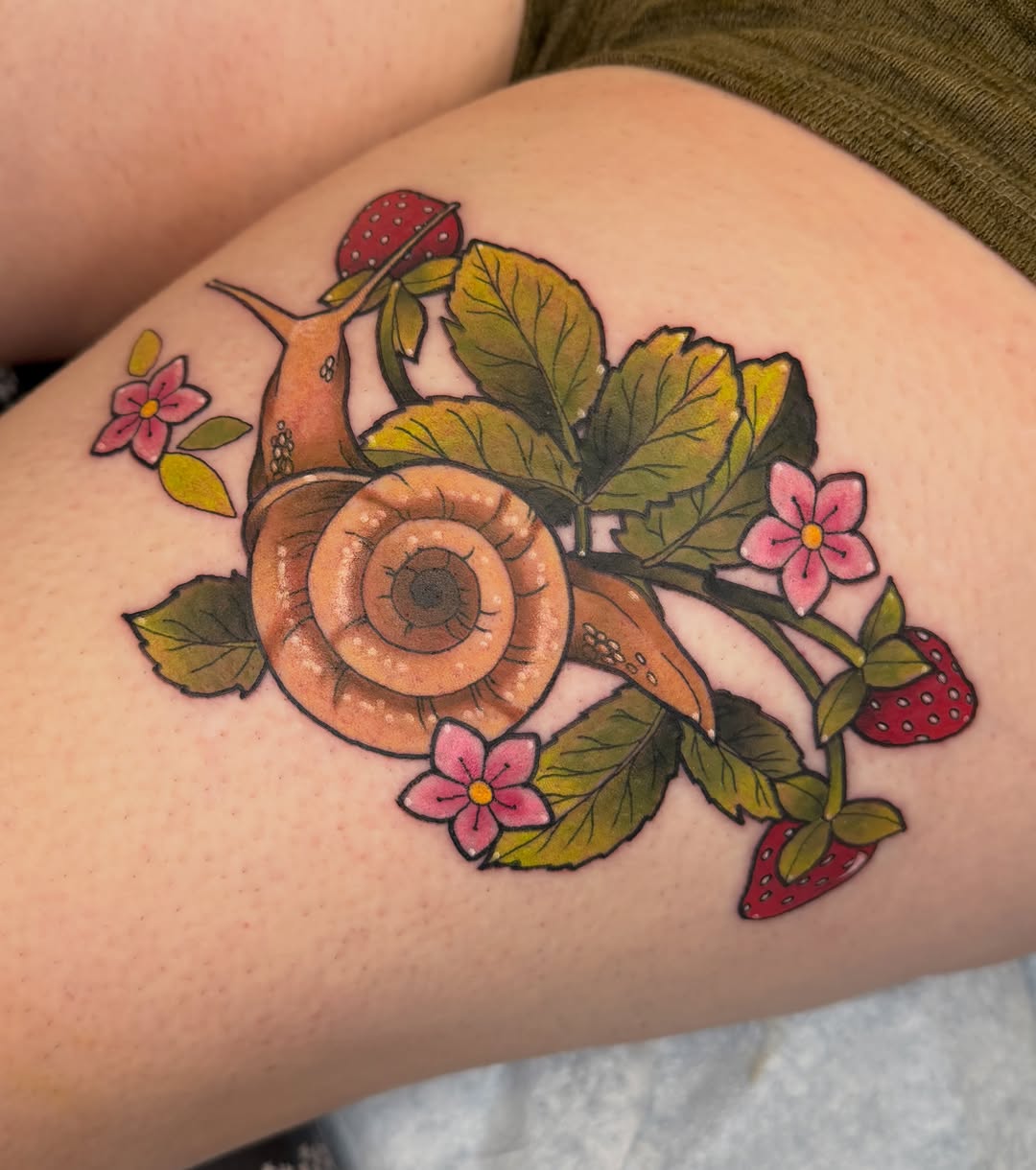 Tattoo by @saturniid.tattoo โ illustrative, new_school
