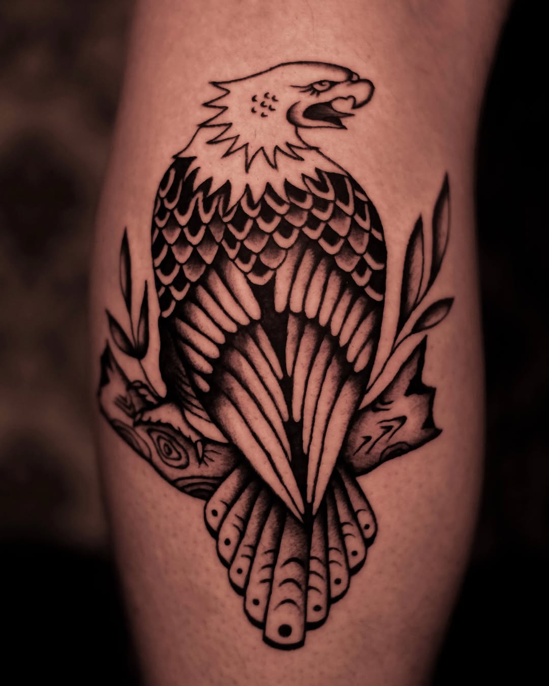 Tattoo by @hontraditional โ american_traditional, black_and_grey