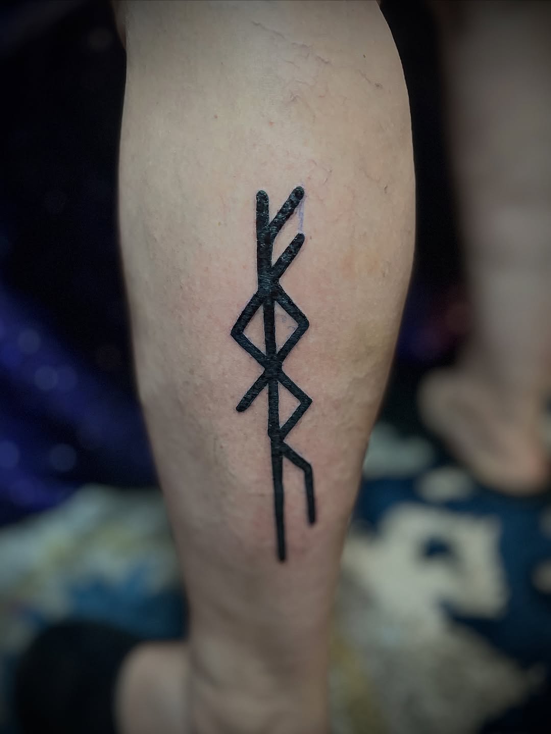 Tattoo by @cursedskintattoos β geometric, blackwork