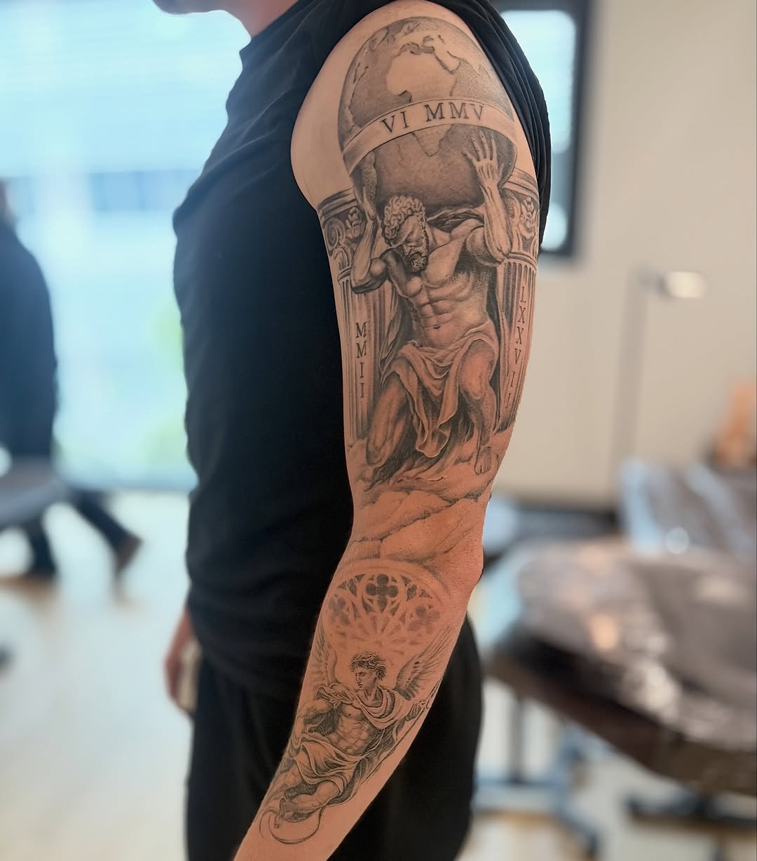 Tattoo by @jackcalliertattoos โ realism, black_and_grey