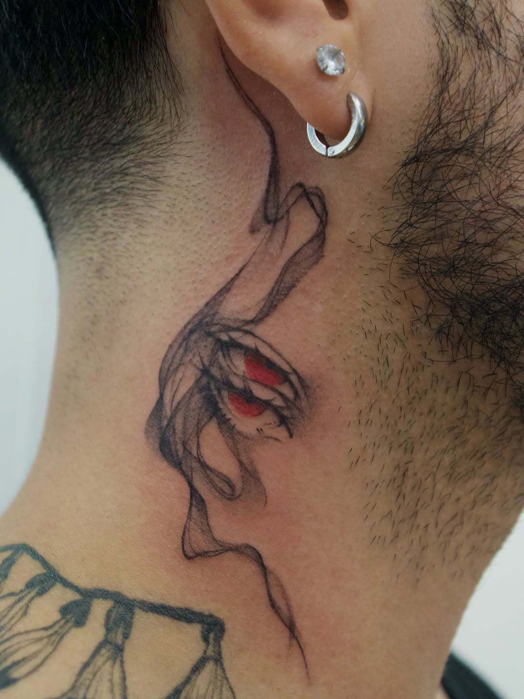 Tattoo by @prncessofvietnam — black_and_grey, illustrative