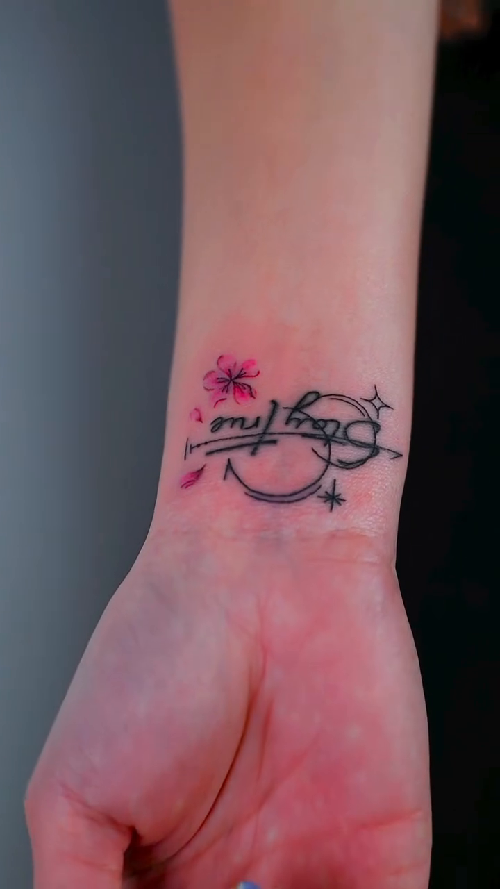 Tattoo by @tattooist_urban — fine_line, lettering_script