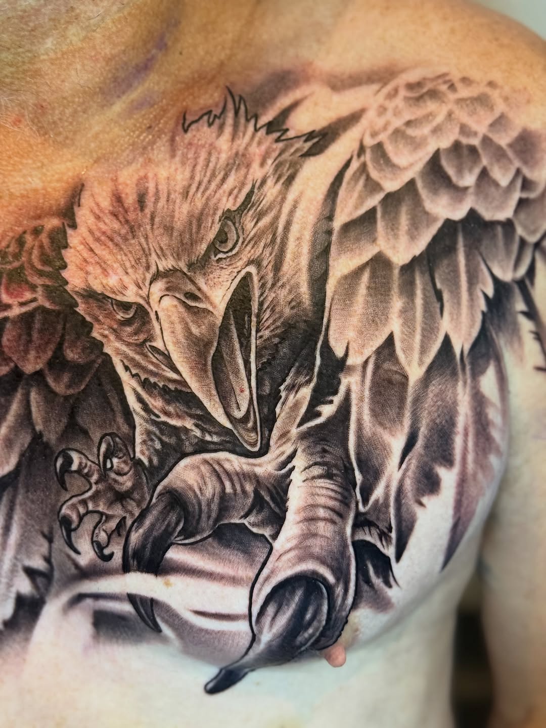 Tattoo by @jaytattoo405 — realism, black_and_grey