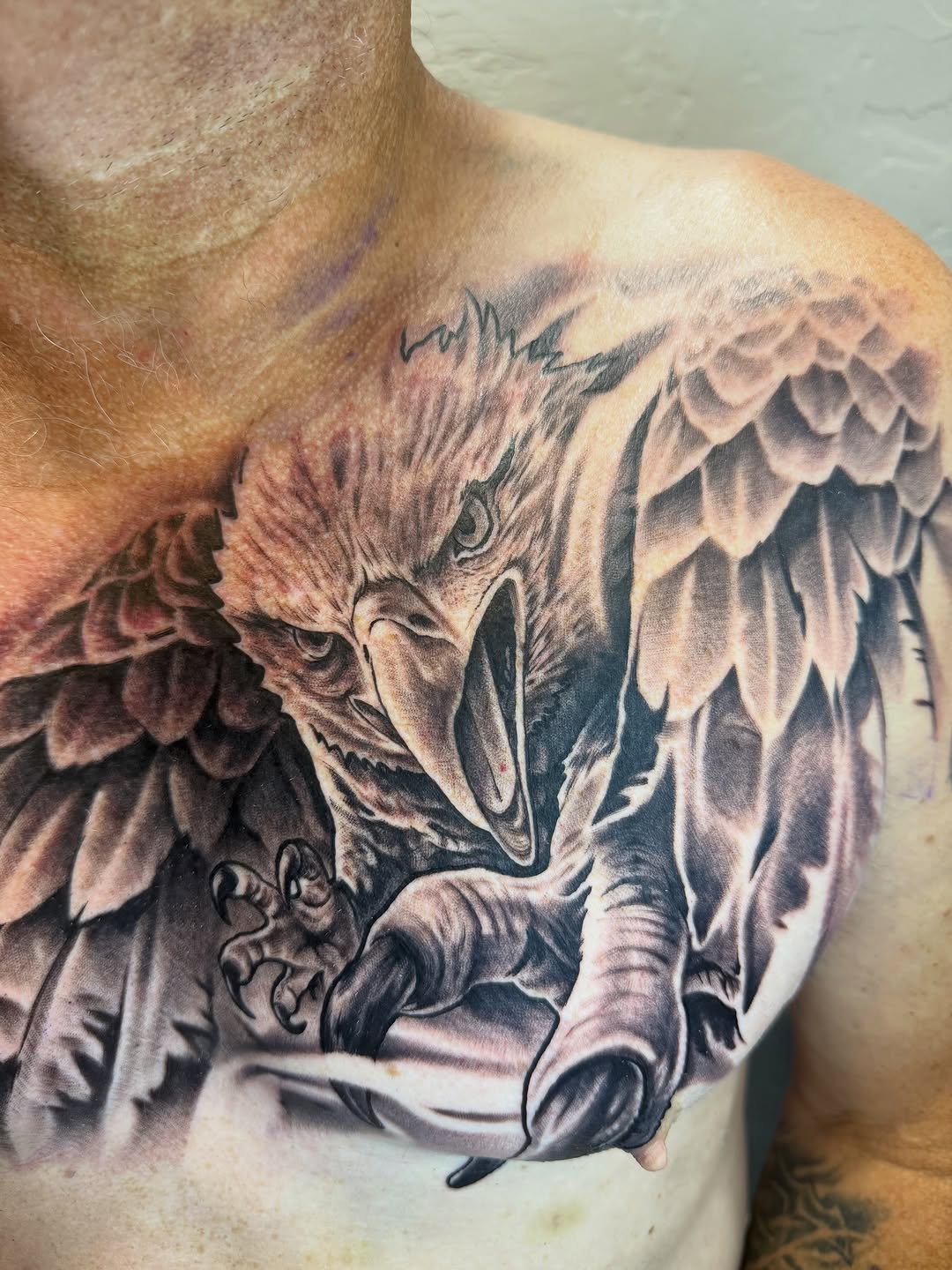 Tattoo by @jaytattoo405 — realism, black_and_grey