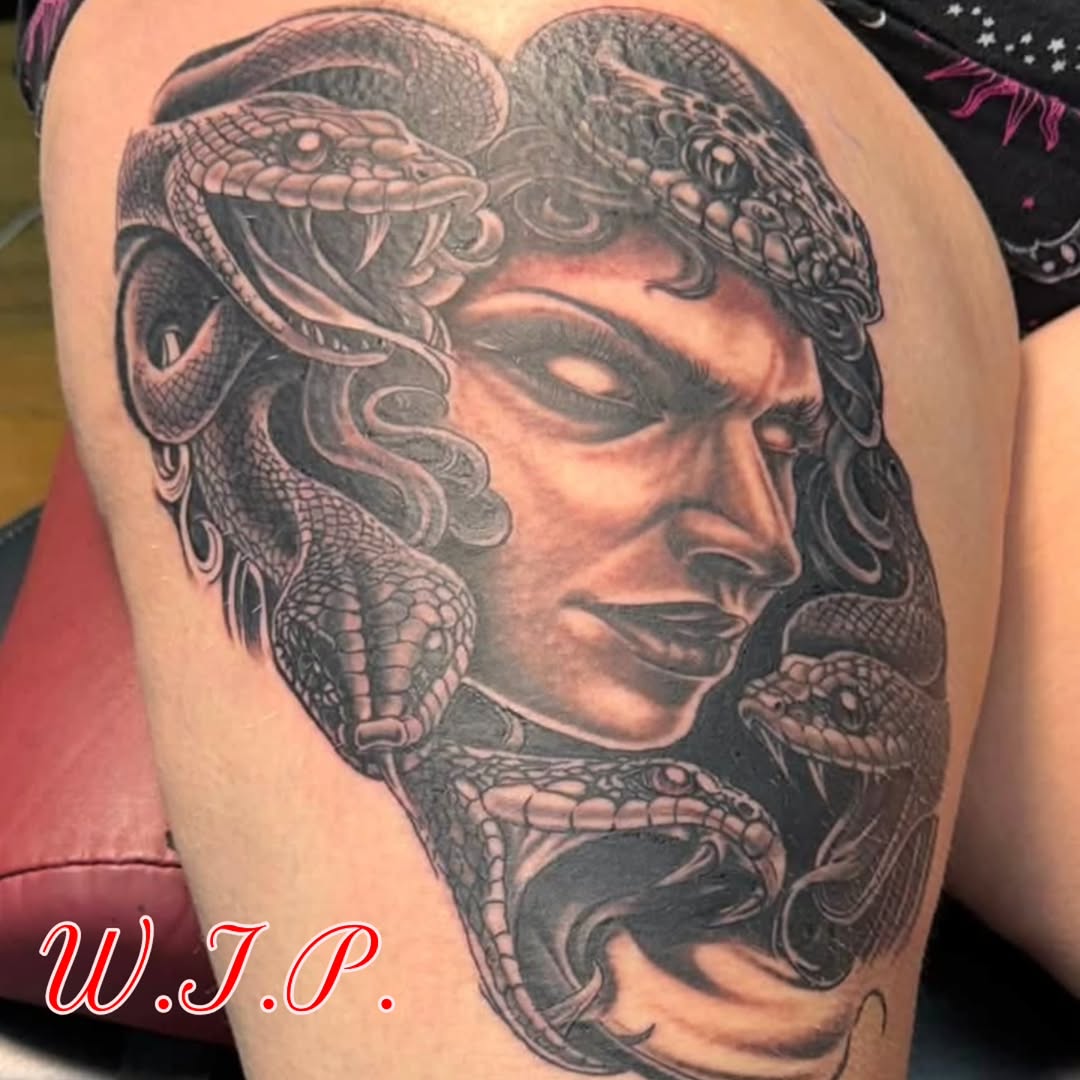 Tattoo by @timbishop_tattoos — realism, black_and_grey