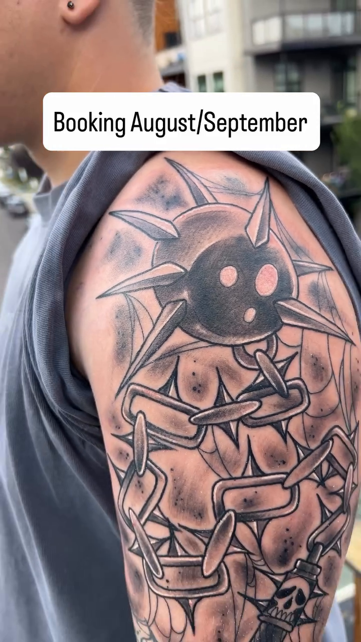 Tattoo by @artdoctortattoo โ black_and_grey, dark_realism