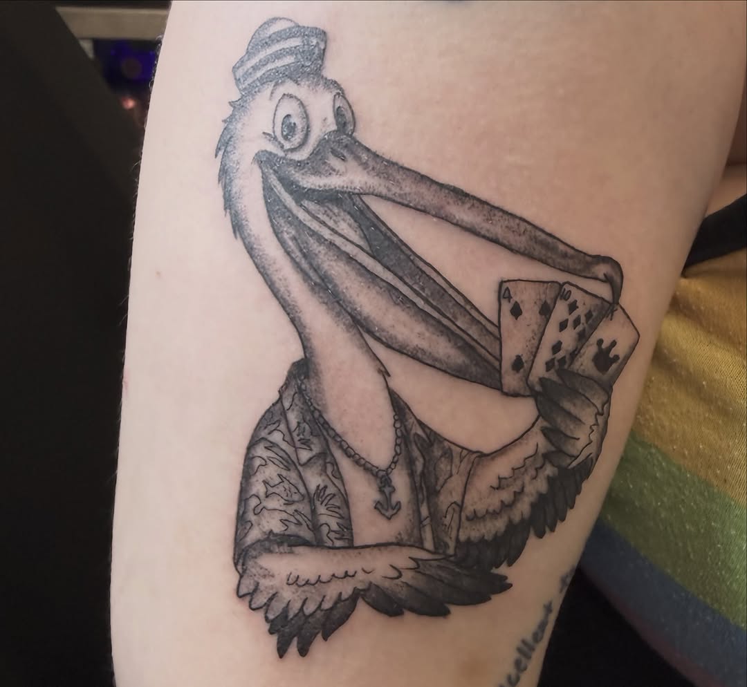 Tattoo by @jaz.ravenink โ black_and_grey, illustrative