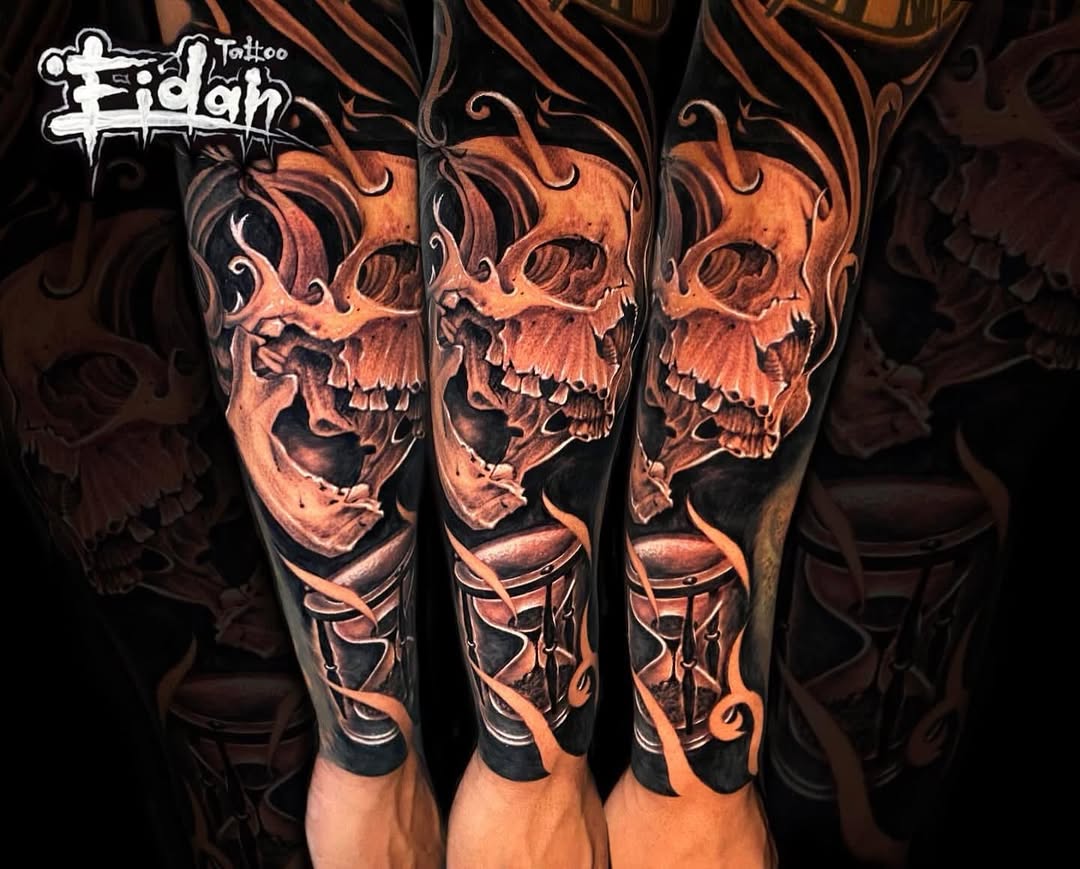 Tattoo by @eidan.tattoo — realism, black_and_grey