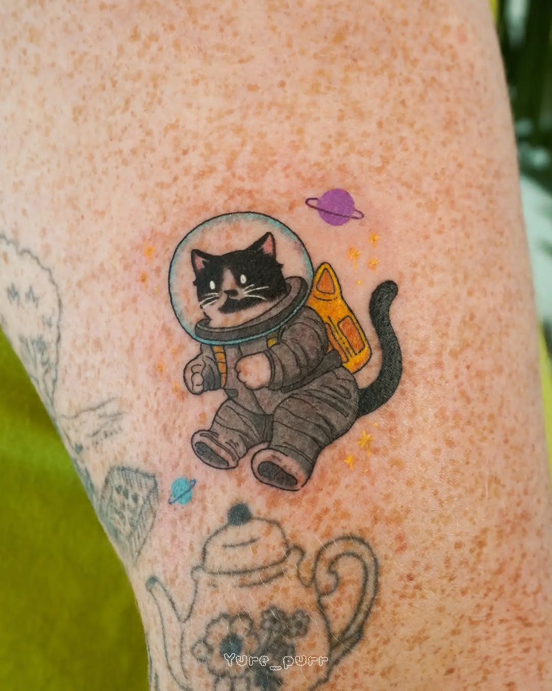 Tattoo by @yure_purr — new_school