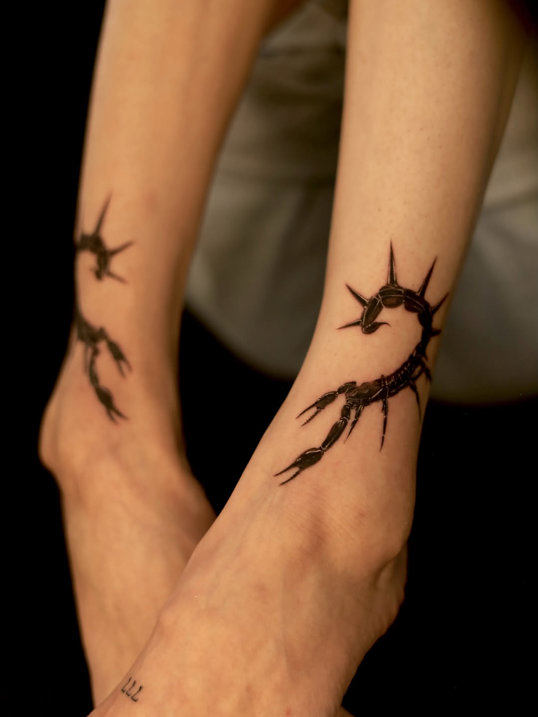 Tattoo by @kallo_tt — blackwork