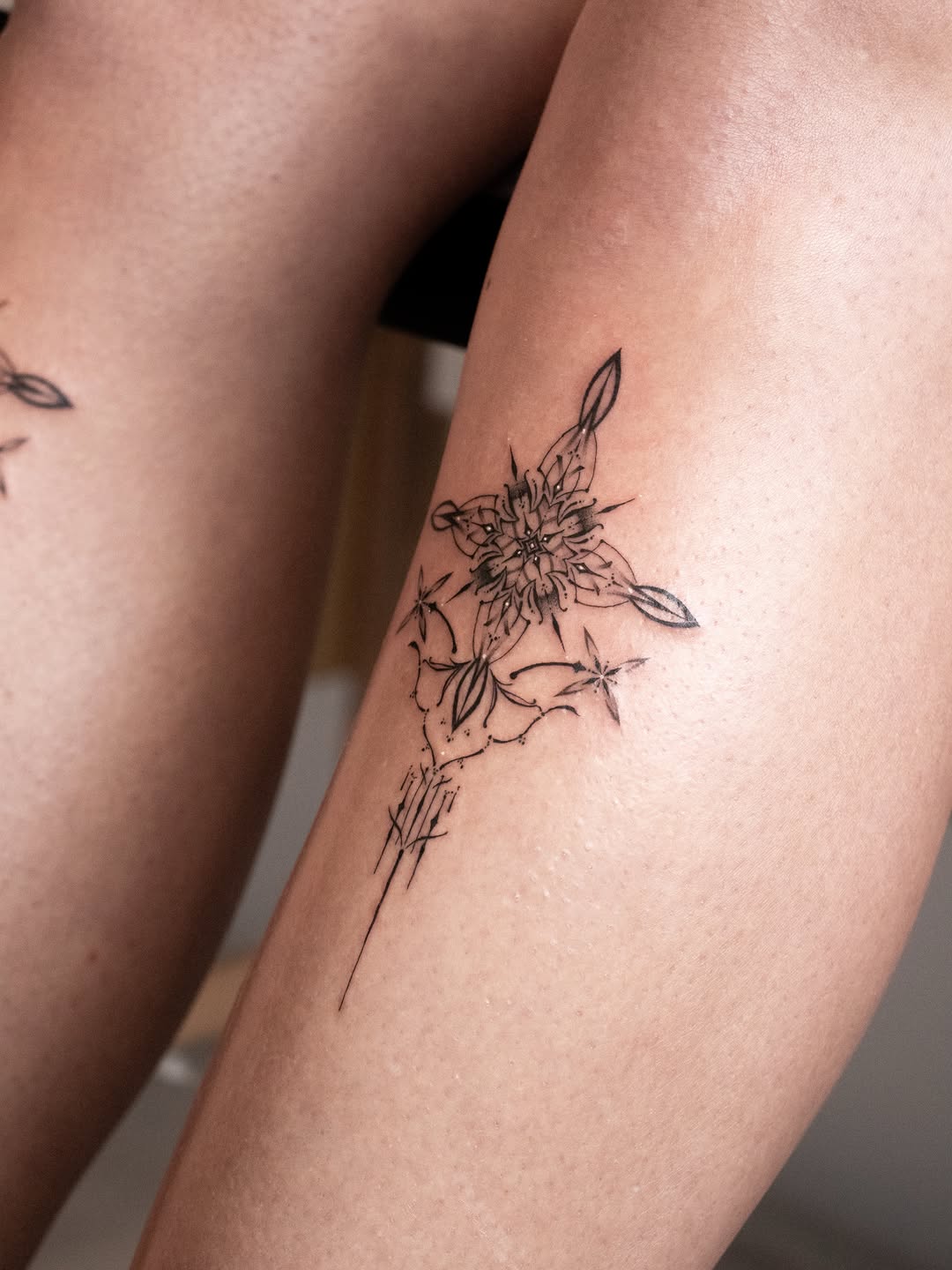 Tattoo by @sil_ornament โ fine_line, ornamental