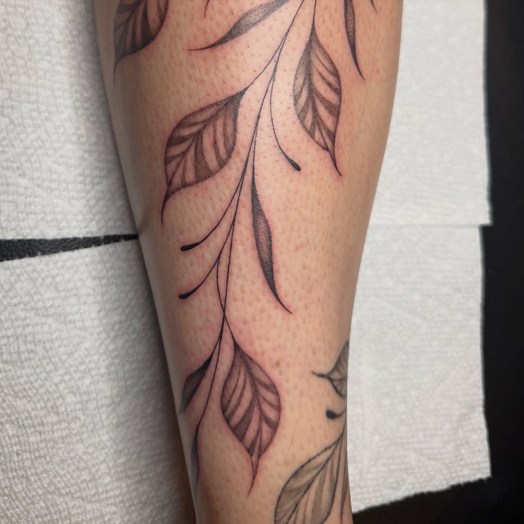 Tattoo by @kkstattoos — fine_line, dotwork