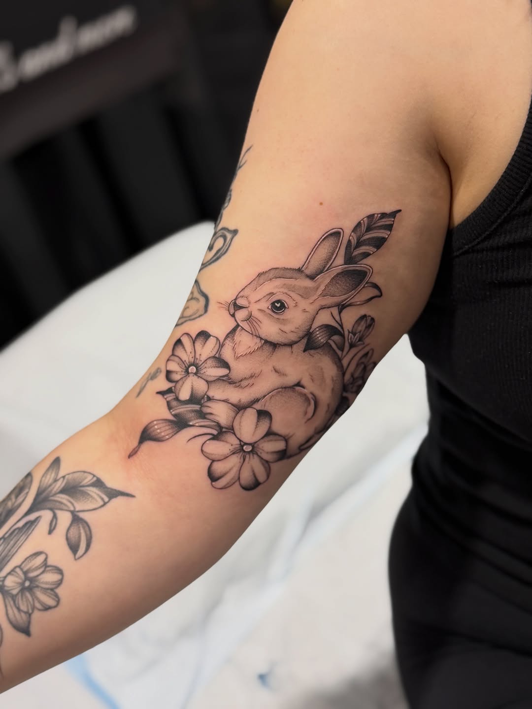 Tattoo by @lilindigotattoo — realism, black_and_grey