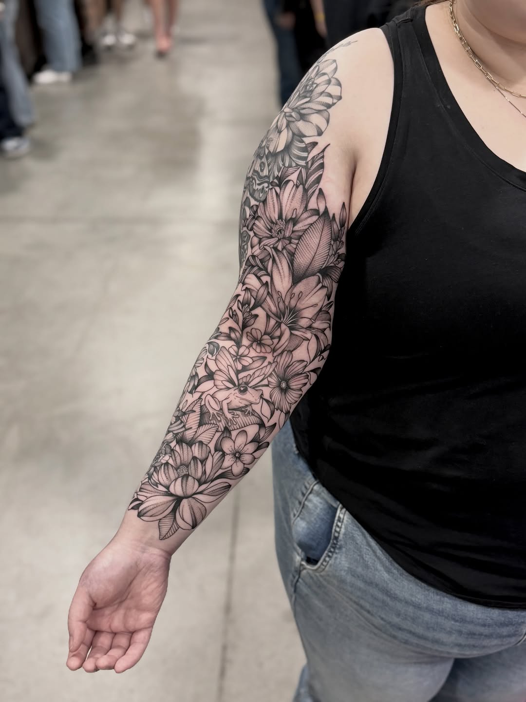 Tattoo by @lilindigotattoo — black_and_grey, realism