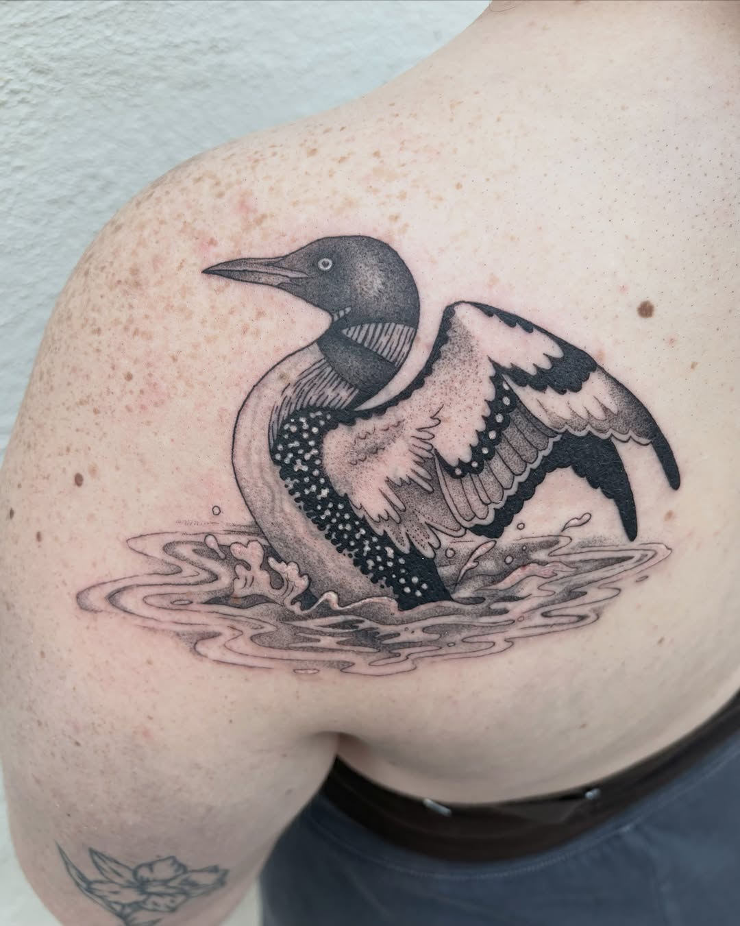 Tattoo by @siltyloamtattoo — black_and_grey, realism