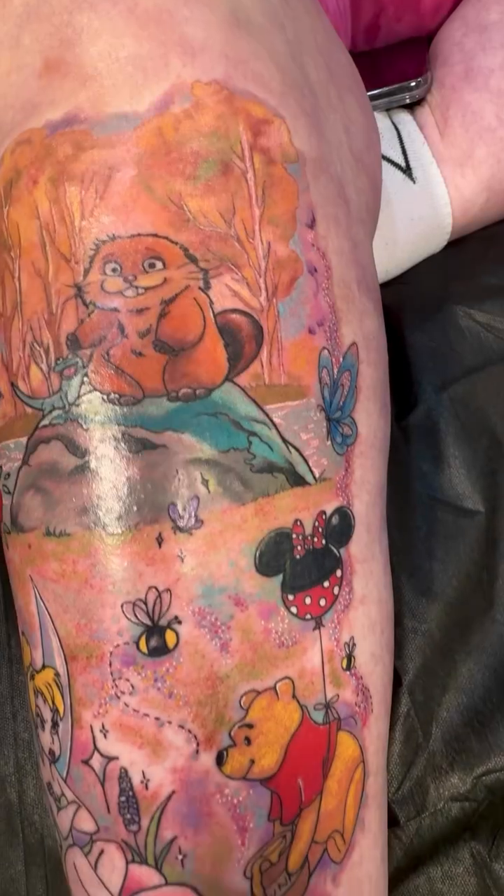 Tattoo by @natalietrueink_ — anime, illustrative