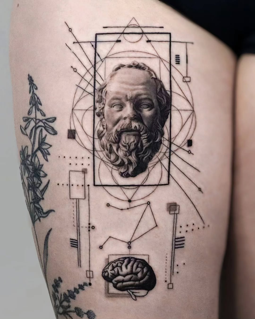 Tattoo by @ejintatt β realism, geometric