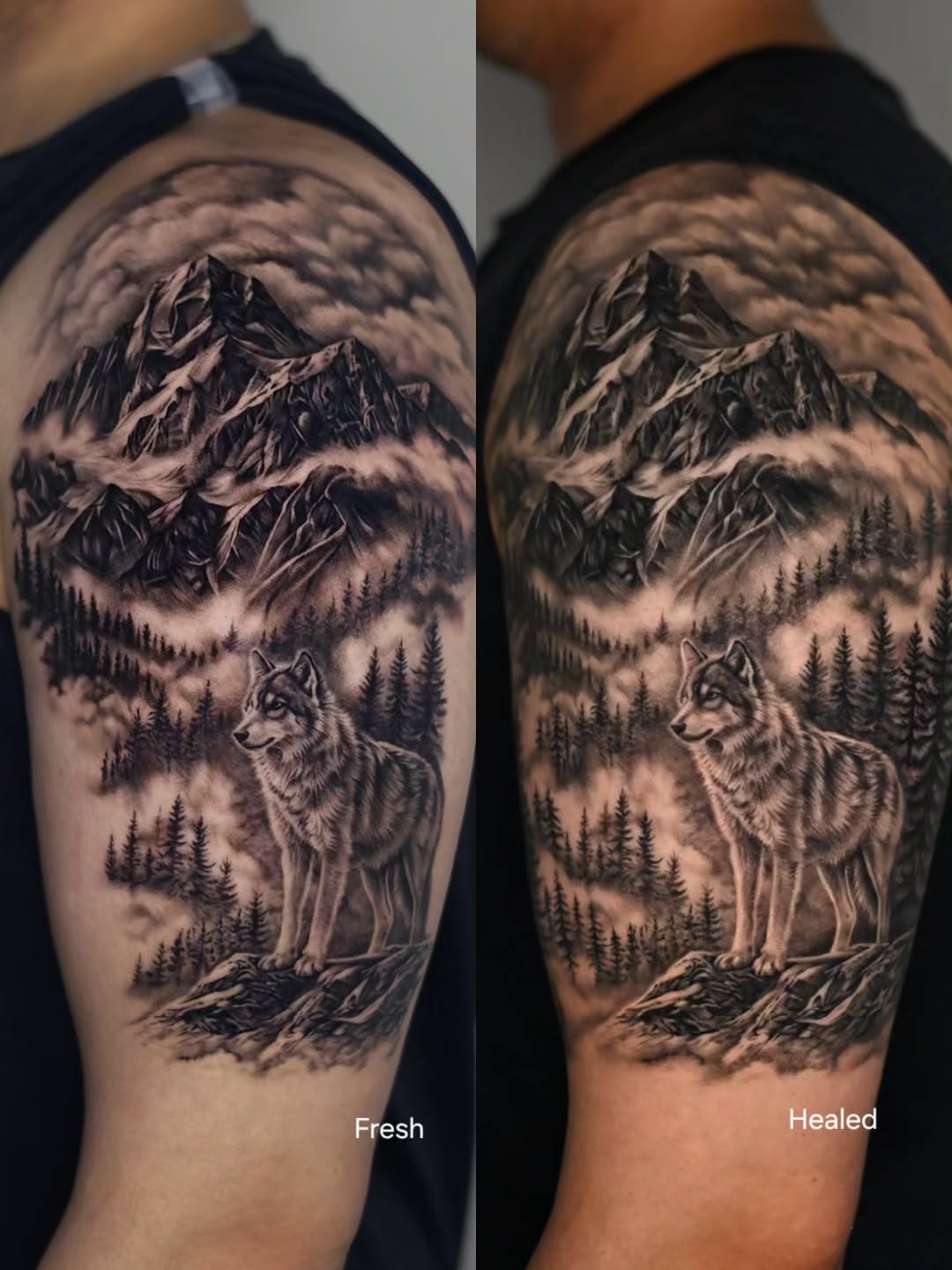 Tattoo by @cien_ink — realism, black_and_grey