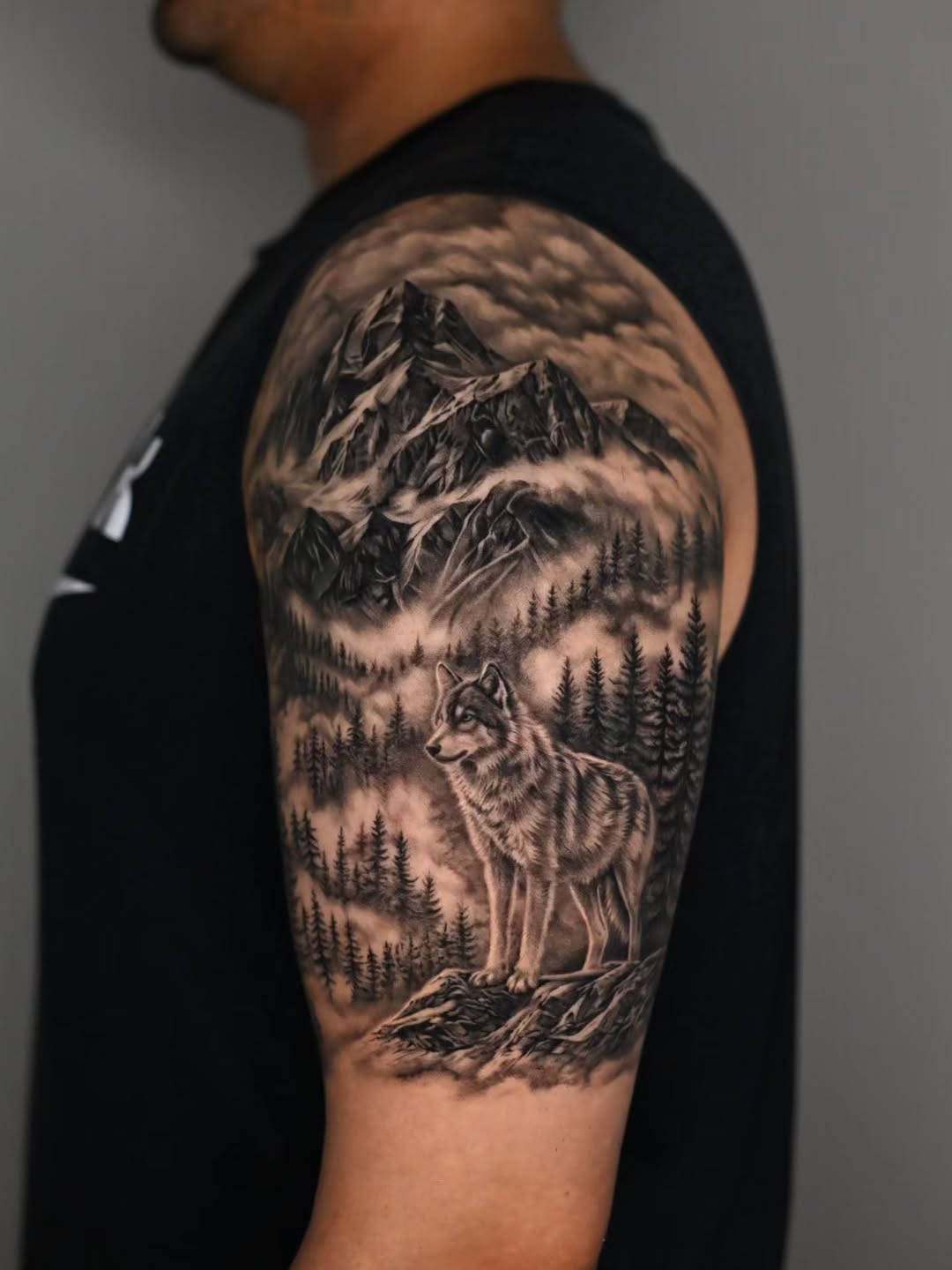 Tattoo by @cien_ink — realism, black_and_grey