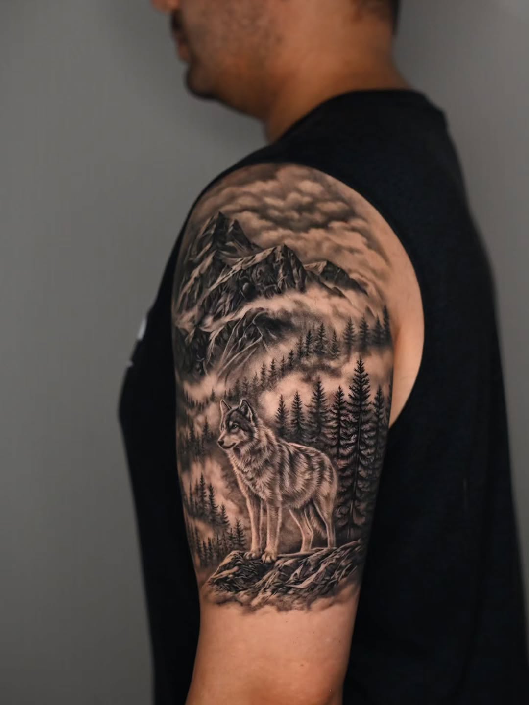 Tattoo by @cien_ink — realism, black_and_grey