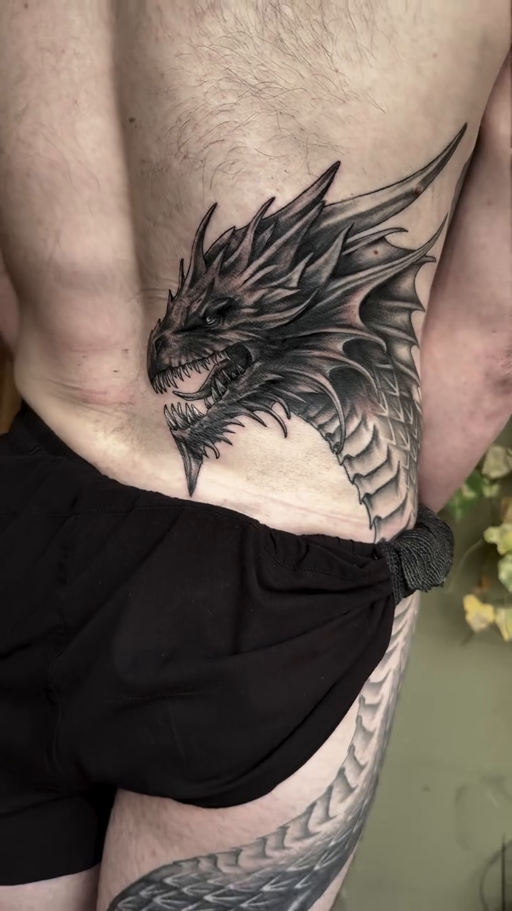 Tattoo by @sanctumsenunatattoo โ black_and_grey, realism
