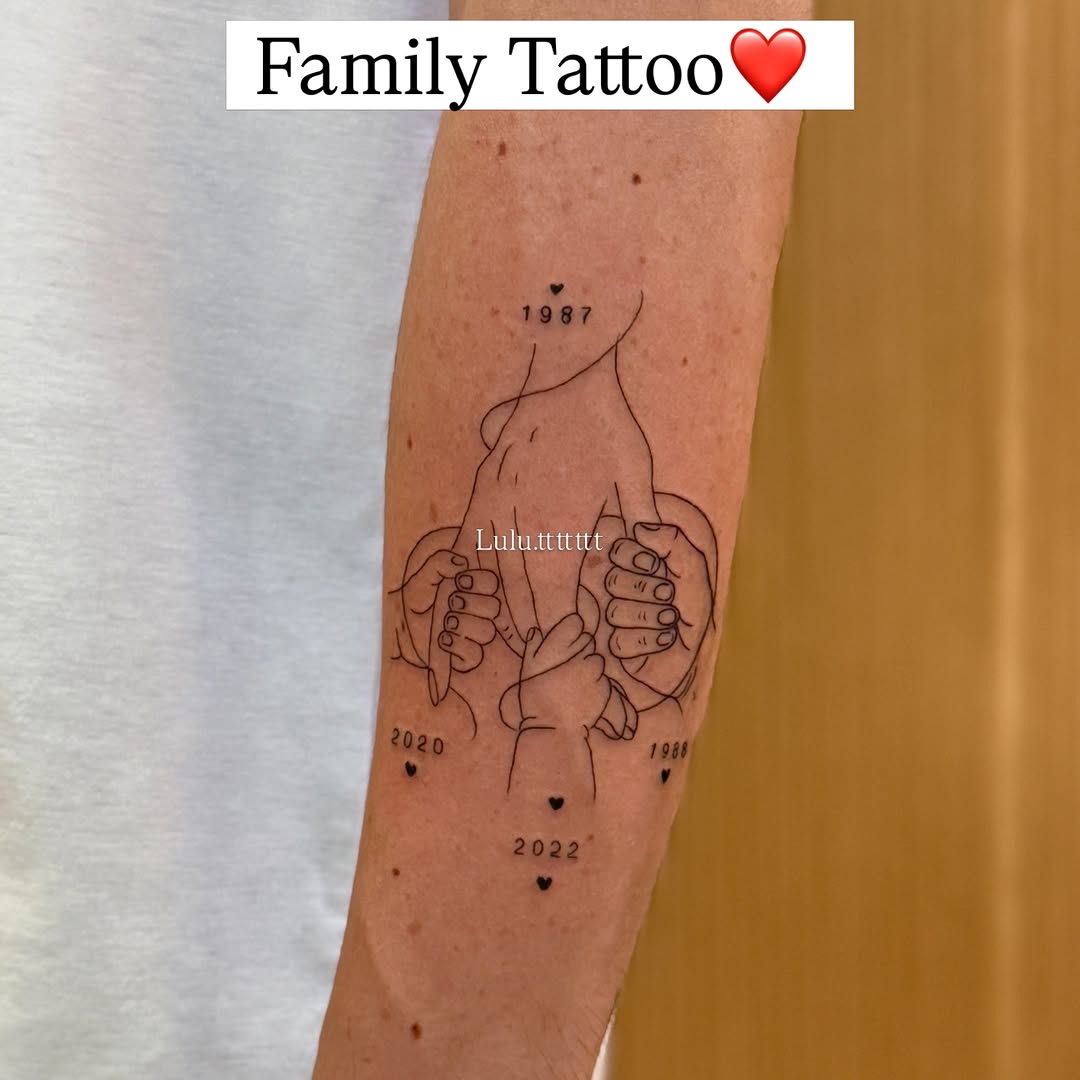 Tattoo by @lulu.ttttttt — fine_line, lettering_script