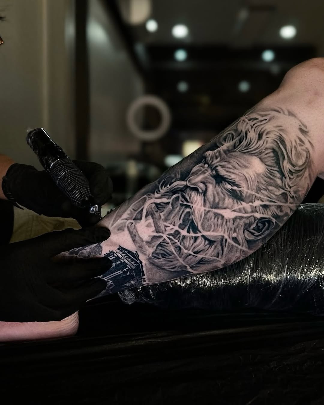 Tattoo by @noir_ink.tattookorat — realism, black_and_grey
