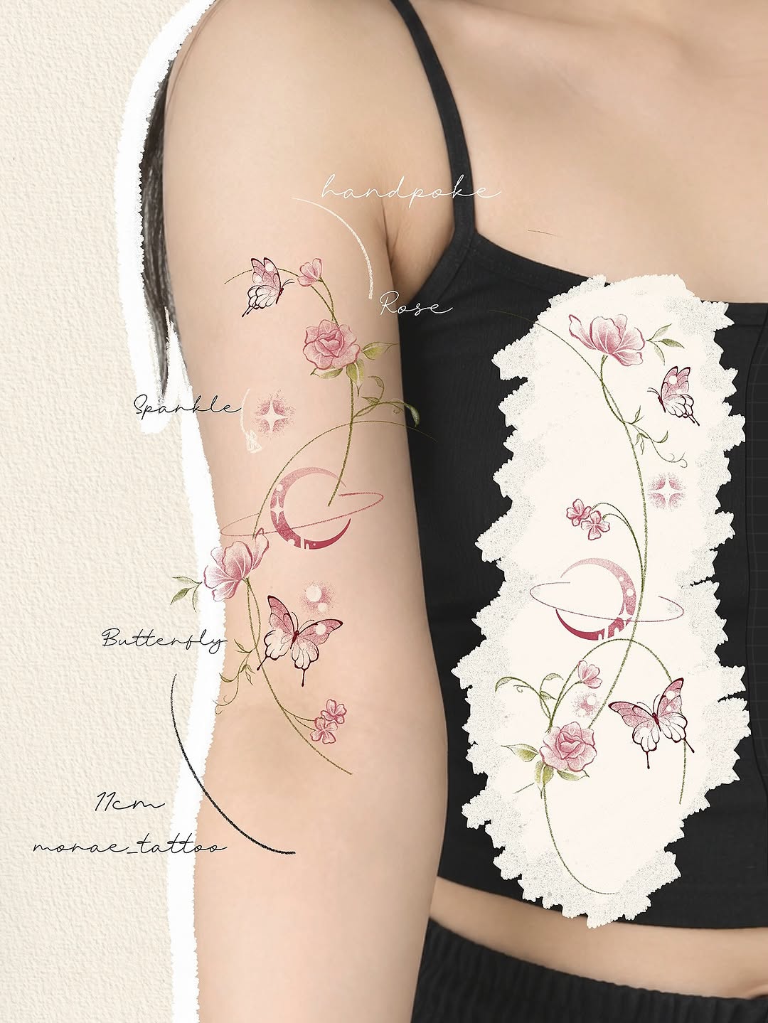 Tattoo by @morae_tattoo — fine_line, watercolor
