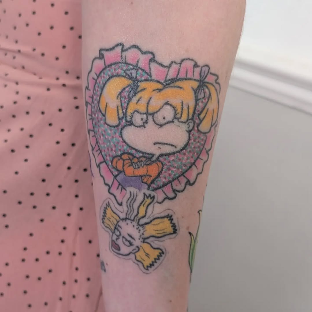 Tattoo by @unicornvomit.tattoo โ new_school, anime