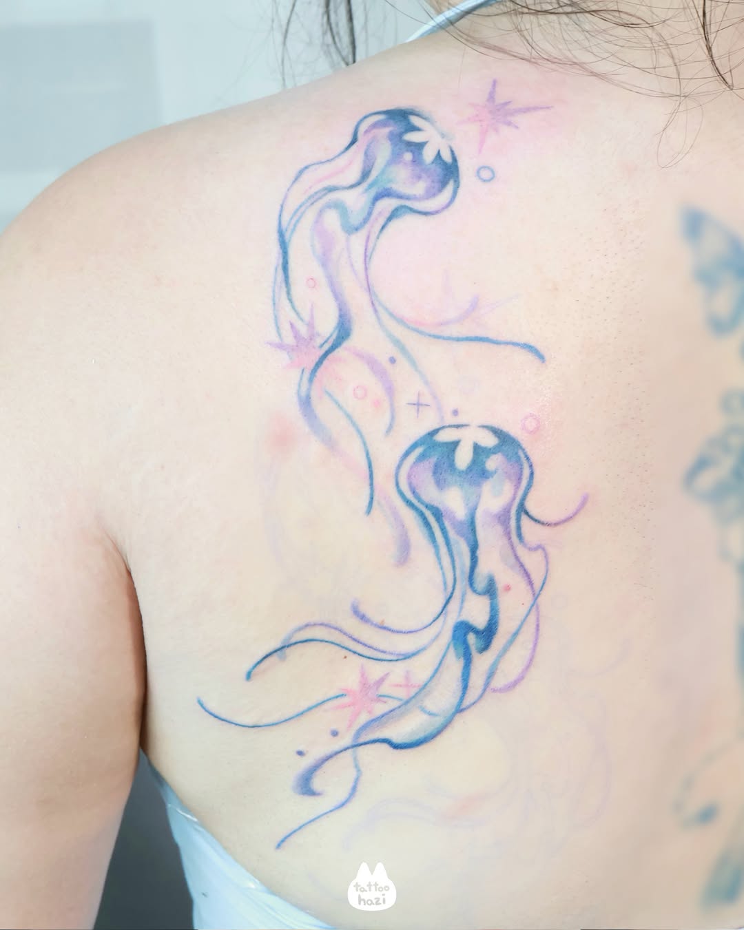 Tattoo by @tattoo_hazi — fine_line, watercolor