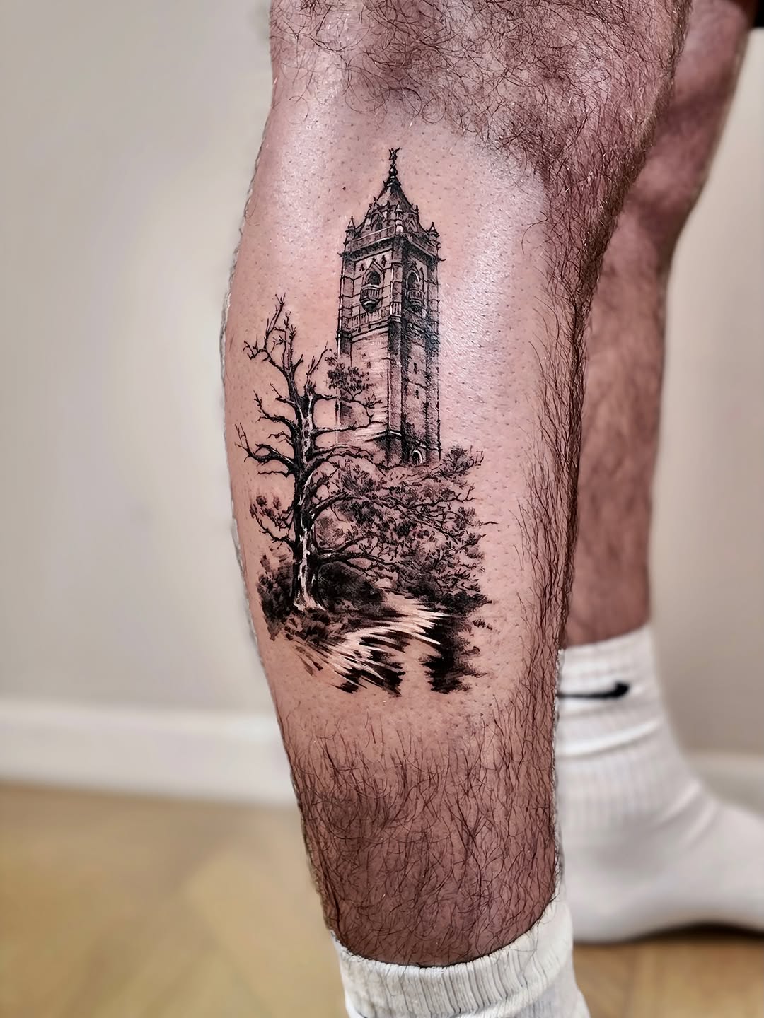 Tattoo by @junsinkmontreal โ realism, black_and_grey