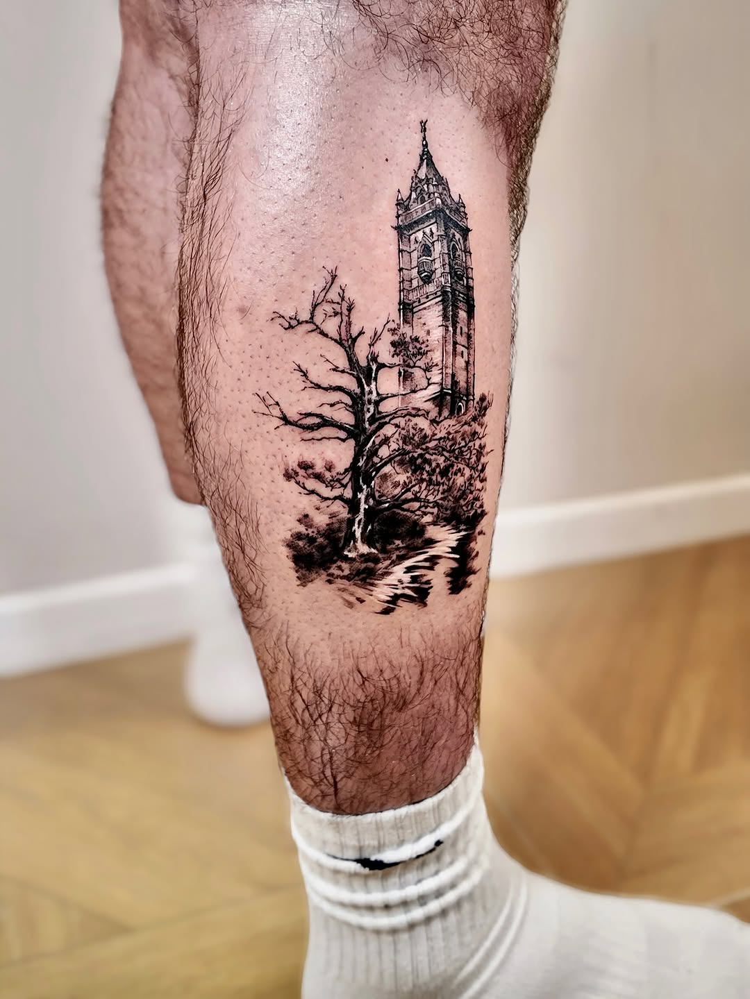 Tattoo by @junsinkmontreal โ realism, black_and_grey