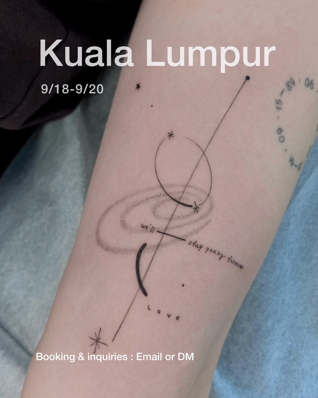 Tattoo by @__lee.young — fine_line, lettering_script