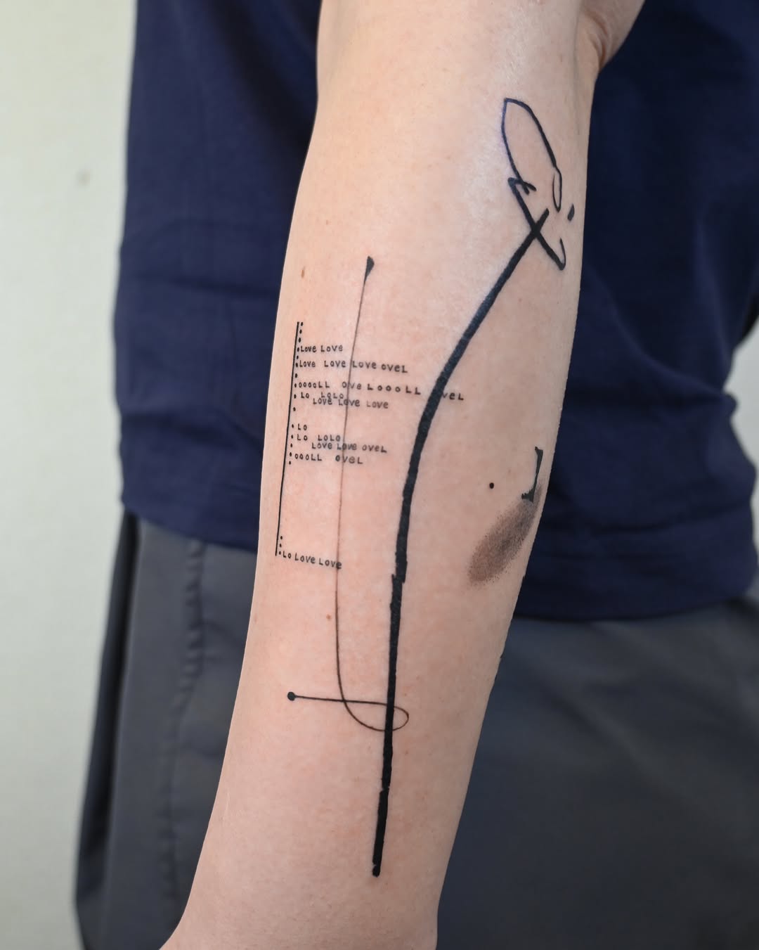 Tattoo by @__lee.young — lettering_script, fine_line