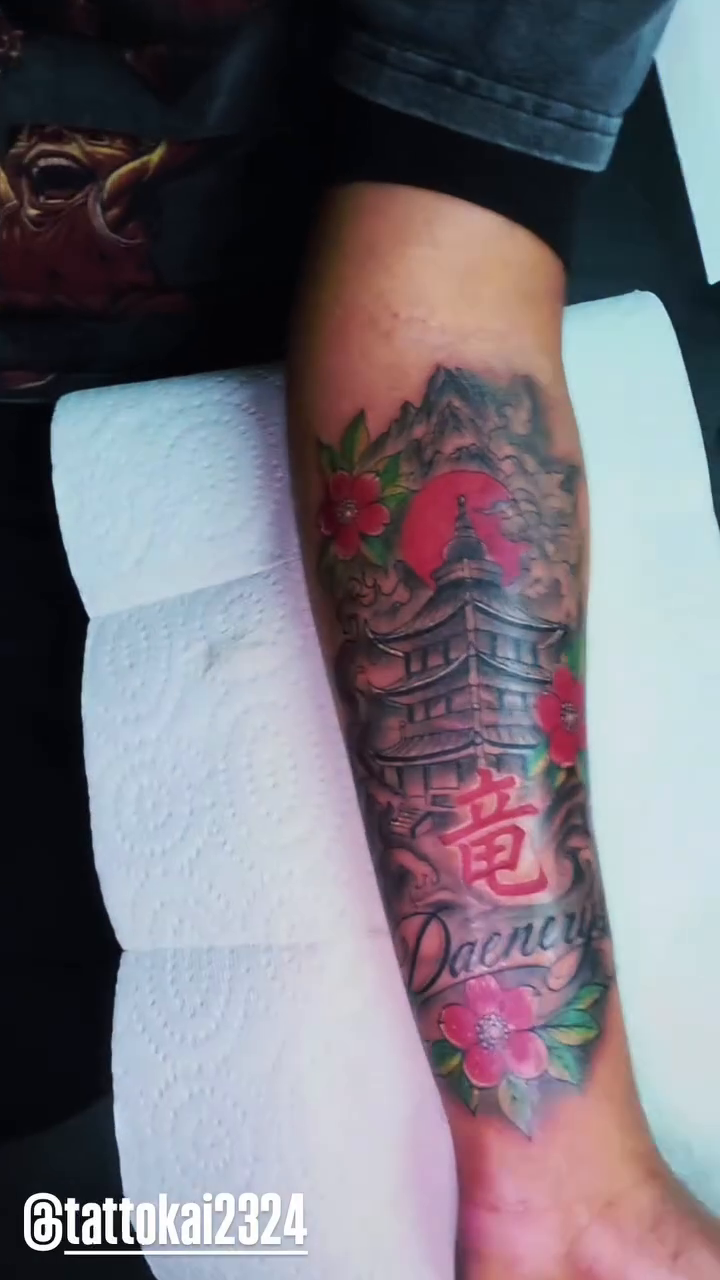Tattoo by @tattokai2324 — japanese_irezumi, lettering_script