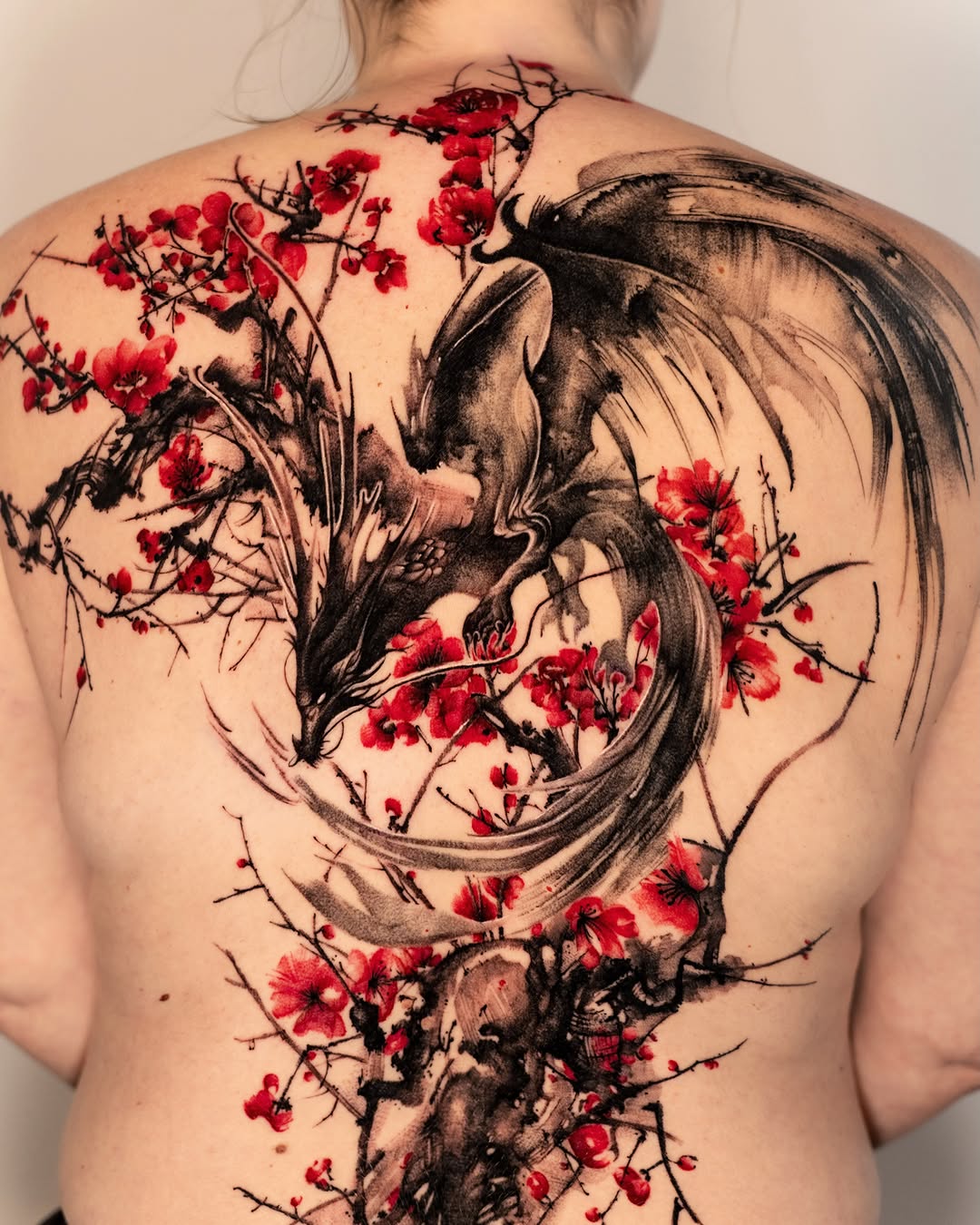 Tattoo by @k.imnii — japanese_irezumi, watercolor