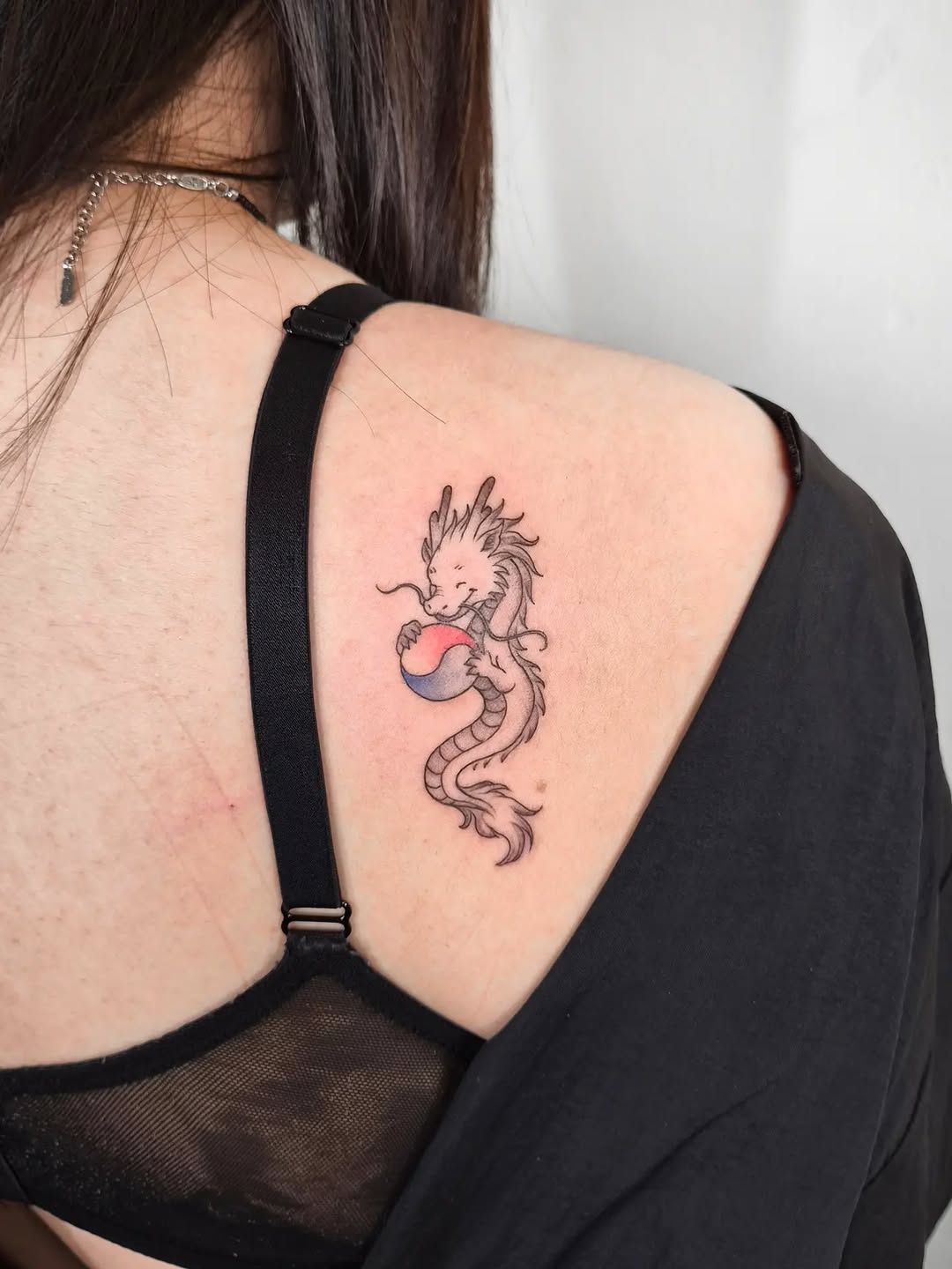 Tattoo by @ink_x_seoul — fine_line, anime