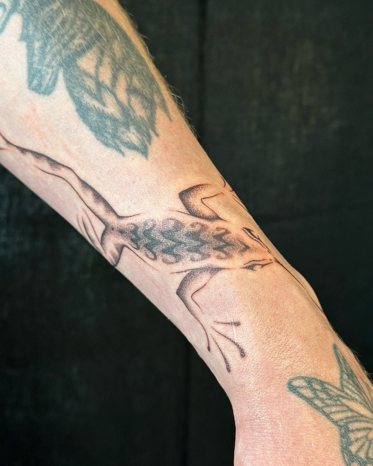 Tattoo by @rrrackham — dotwork, fine_line