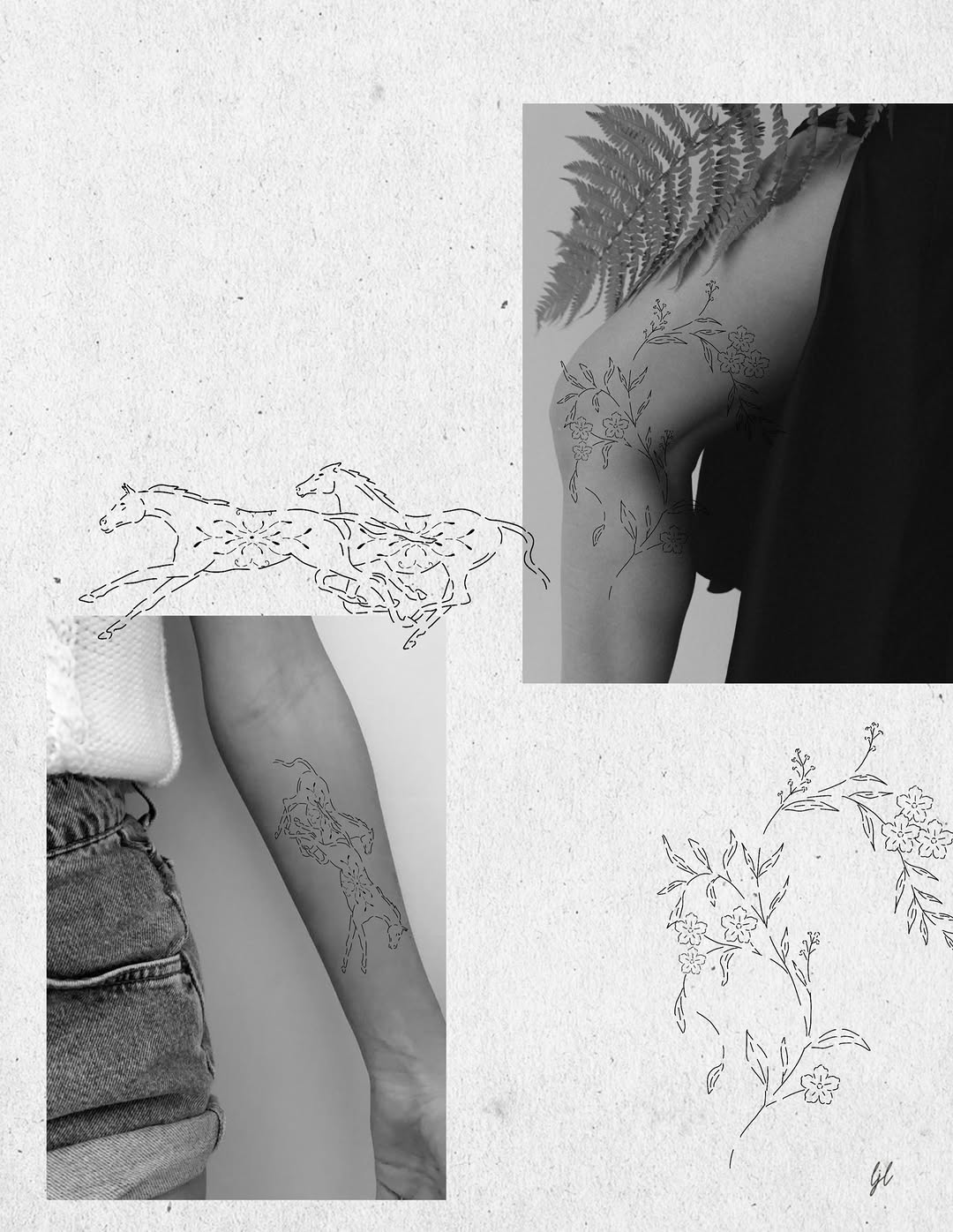 Tattoo by @lajusteligne โ fine_line