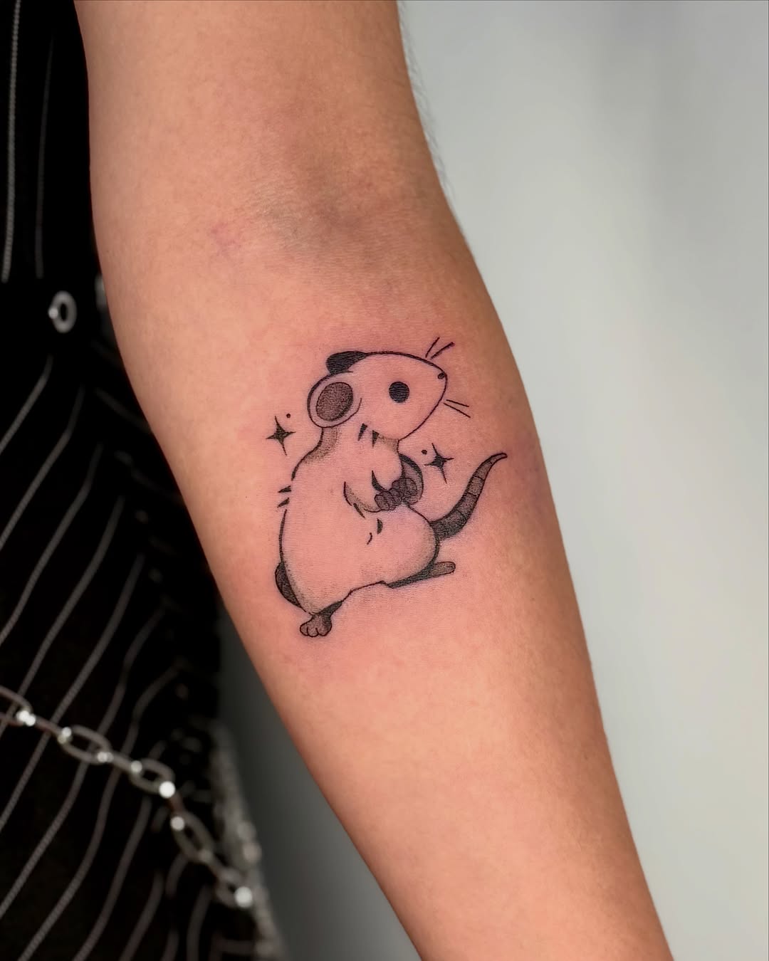 Tattoo by @aves.tatts — fine_line, black_and_grey