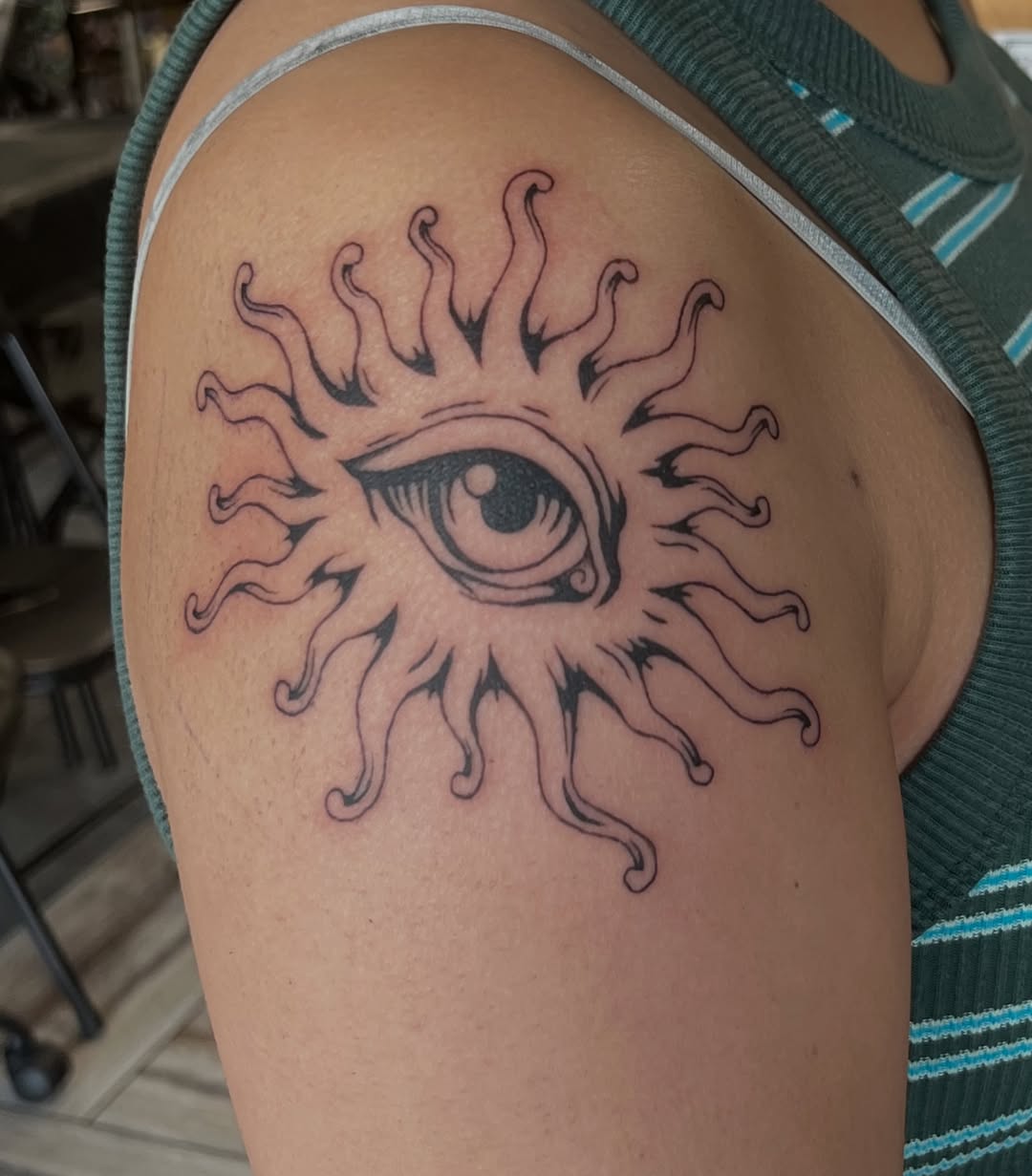 Tattoo by @durangotattoos — blackwork