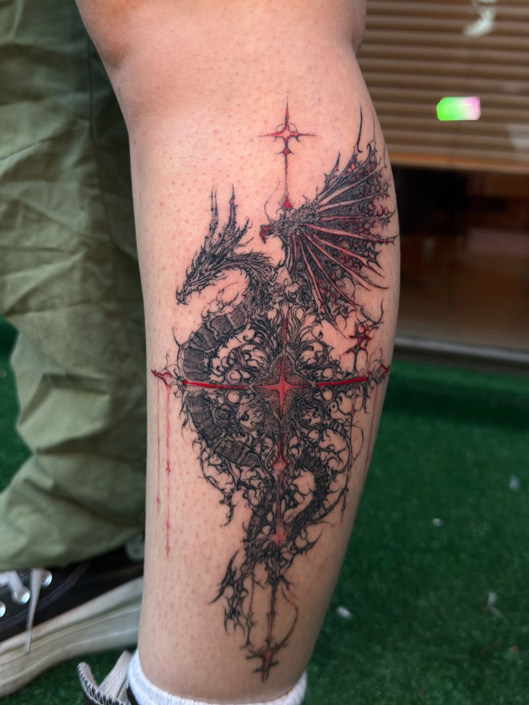 Tattoo by @relicglow_ink โ black_and_grey, illustrative